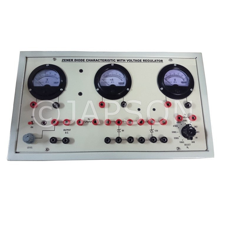 Zener Diode Characteristic with Voltage Regulator Apparatus Zener Diode Characteristic with Voltage Regulator Apparatus